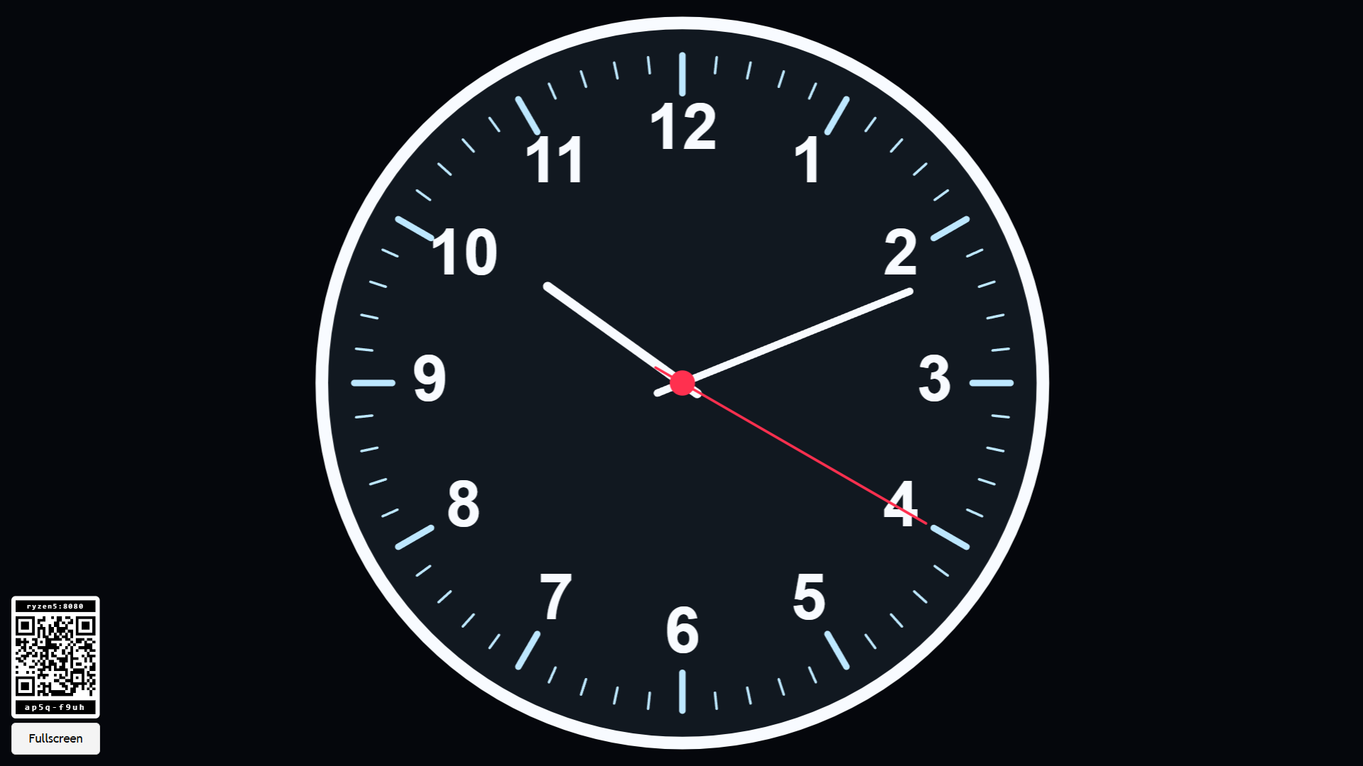Clock screenshot