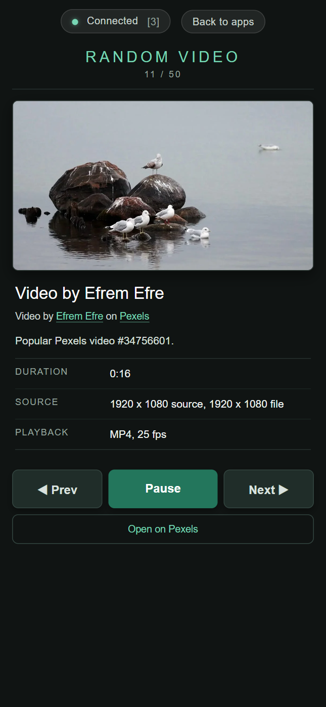 Random Video Control screenshot