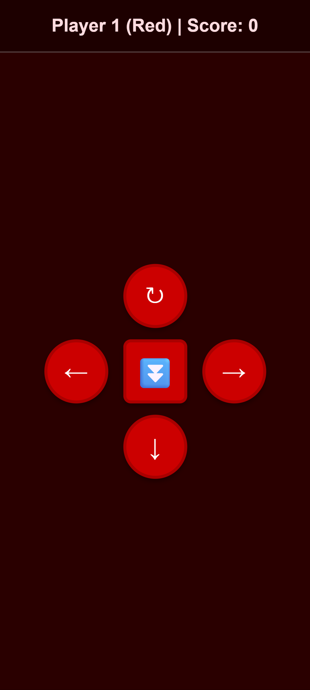 Tetris Control App screenshot