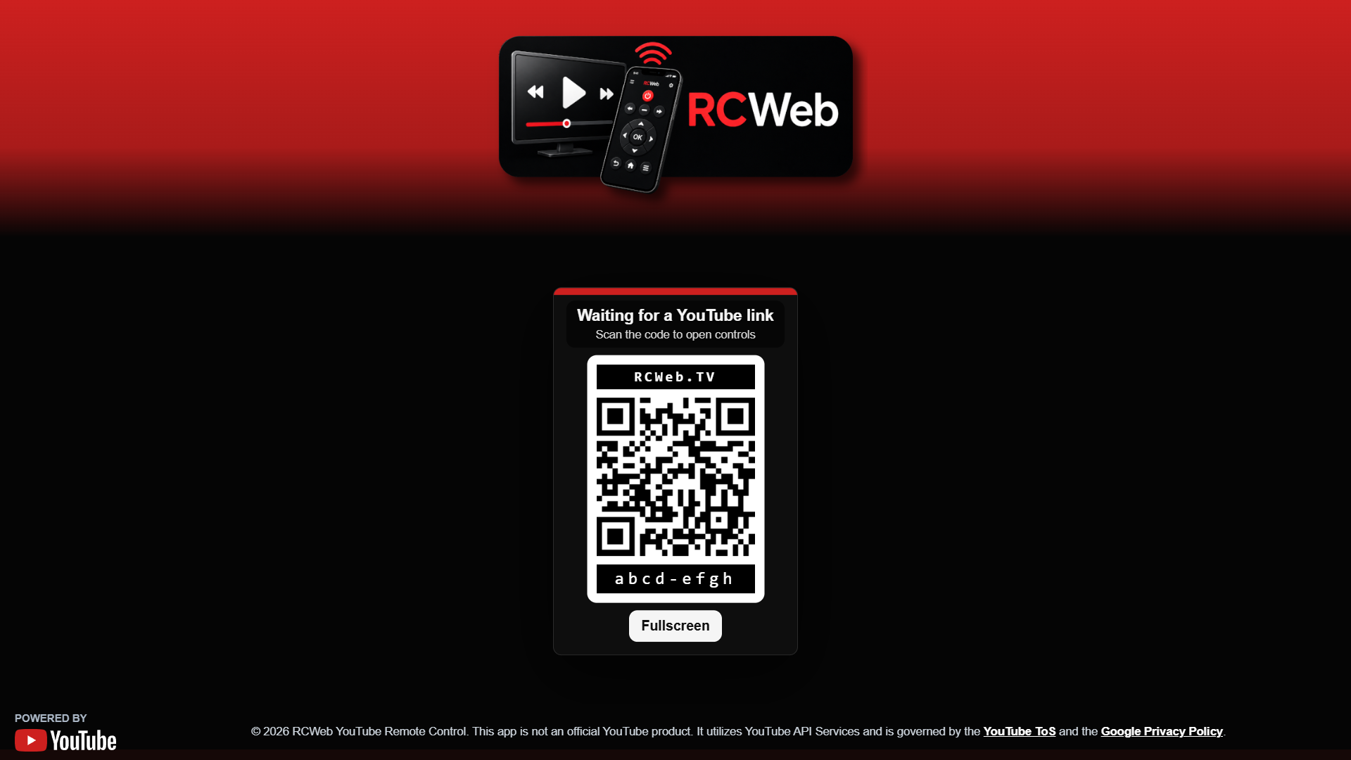 YouTube Display App screenshot